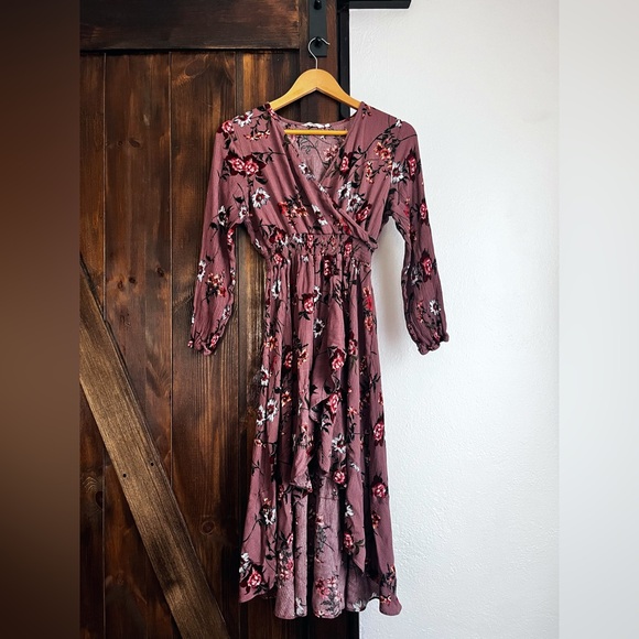 Kormei Dresses & Skirts - Kormei Women’s Floral High Low Dress ❤️